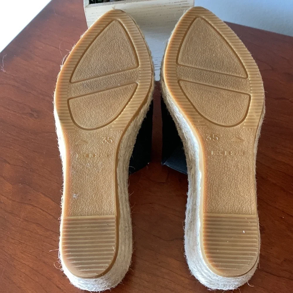 KANNA Open Heel Espadrille Style Shoes